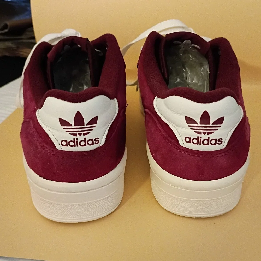 Adidas‎ Rivalry Low Texas Aggies Mens Size 9 Maroon White Suede Sneakers